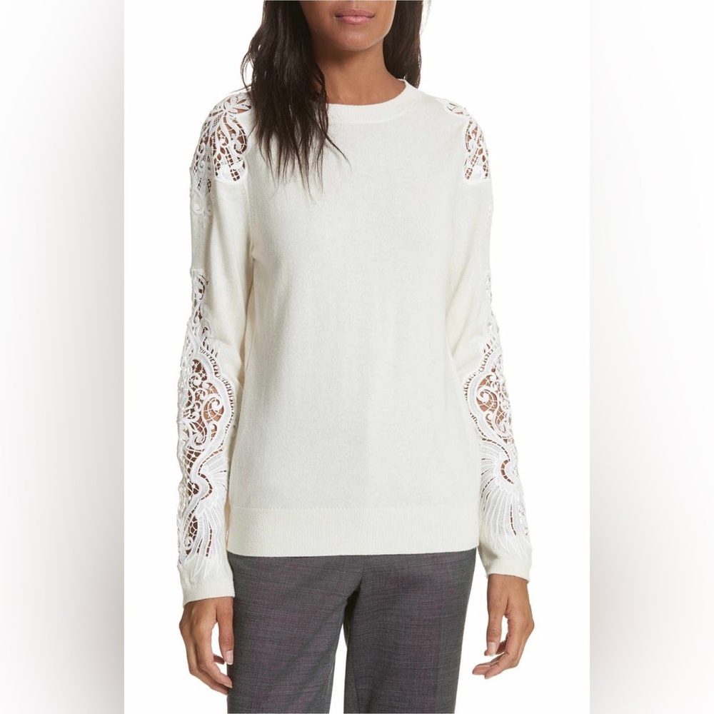 Ted Baker London Lace Detail Sweater NWOT